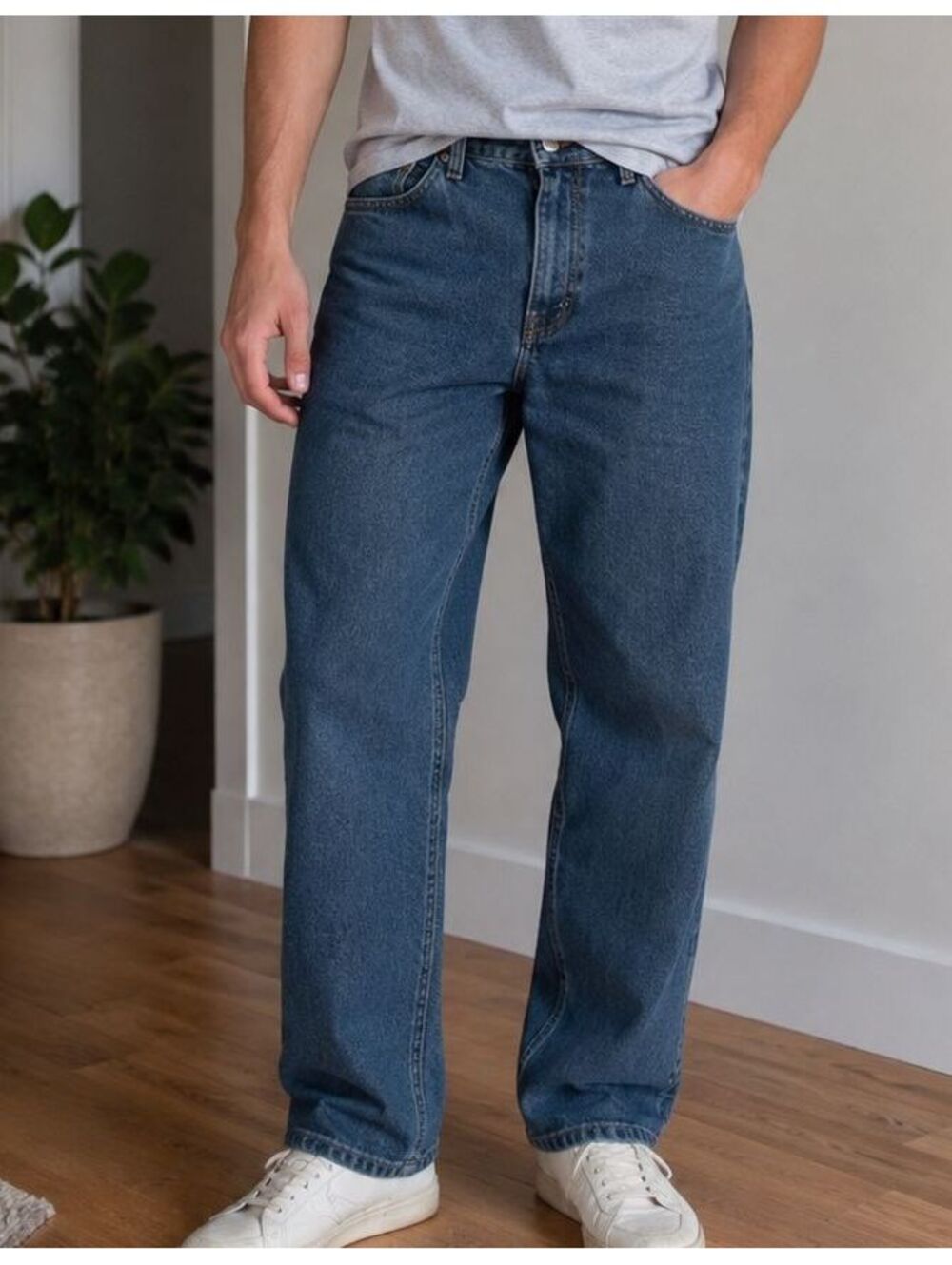 NEW! Lee Relaxed Fit Straight Leg Jeans Size 38x34